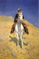 Autorretrato a caballo Frederic Remington vaquero